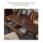 Bureau en noyer noir clair clair-611431864