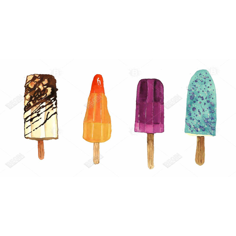 Iced lollipop - 15.75"x31.50" Desk mat