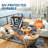 8' x 10' Reversible Outdoor Rug, Waterproof Plastic Straw Weave, Lightweight Foldable Design, Boho Style Patio Rug for Deck, Balcony or Picnic-1837926723