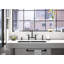 Kohler Purist® Two Handle Deck-Mounted Bridge Kitchen Sink Faucet with Pull Out Side Sprayer-87358869