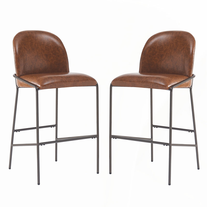 Ensemble de 2 tabourets de bar Galen