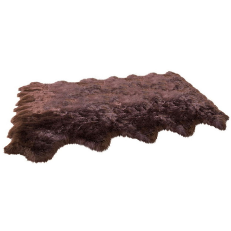 Whisenhunt Performance Faux Sheepskin Washable Indoor Rug, Novelty 6' x 10'