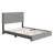 Barcelona Linen or Faux Leather Upholstered Platform Bed Frame with Adjustable Headboard, Heavy Duty Slat Support System, No Box Spring Required - Boyd Sleep-507699967-507699962