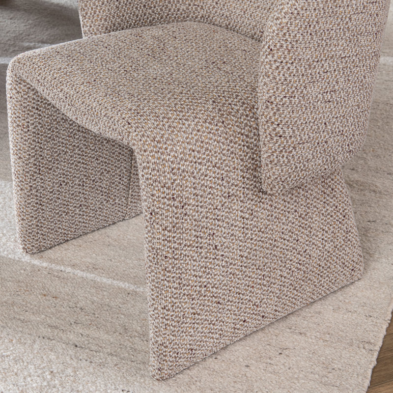 Halstead Upholstered Arm Chair, Gold