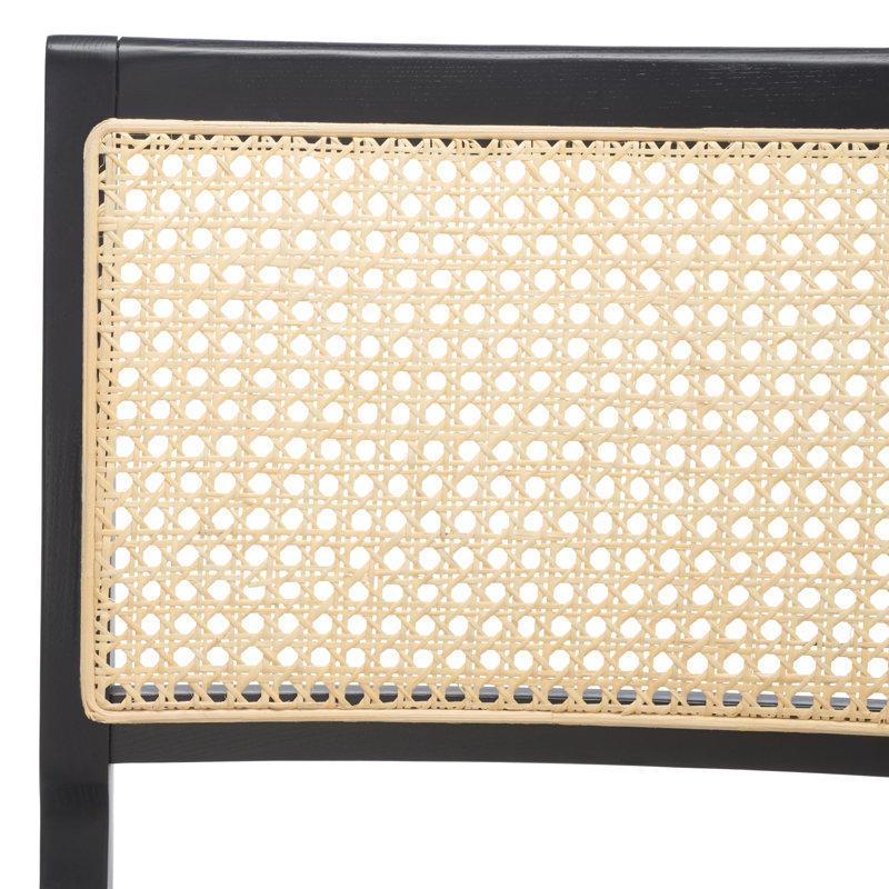 Tabouret de comptoir 23,2 po Atticus, Noir, Tabouret de bar (siège d'une hauteur de 29,5 po)