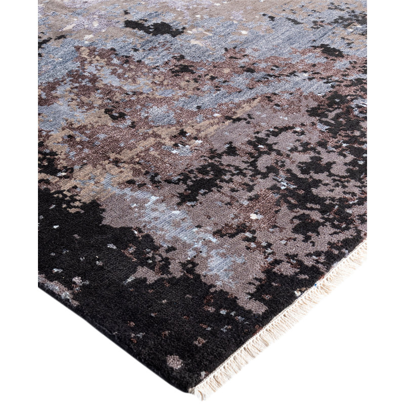 Overdyed One-of-a-Kind 8' 2" X 10' 1" Hand Knotted Area Rug