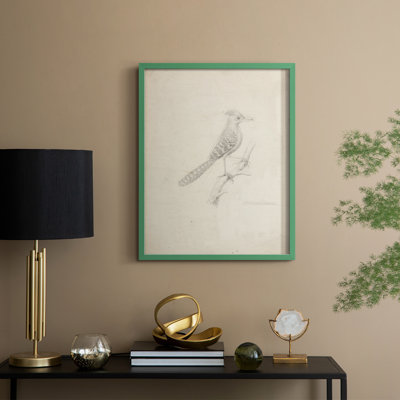 Reproduction encadrée rétro vintage XXII - bois massif