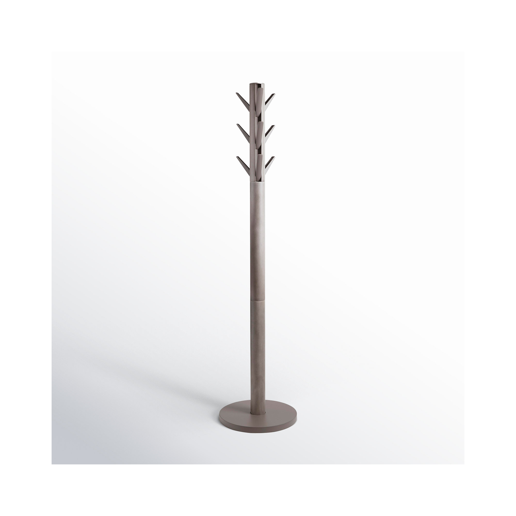 9 - Hook Freestanding Coat Rack, Gray