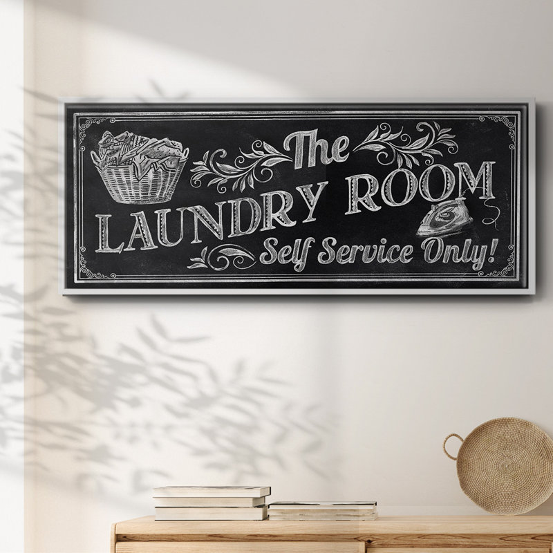 Self Service- Framed Canvas