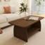 Table basse double couche rectangulaire avec fonction de rangement-1022479786