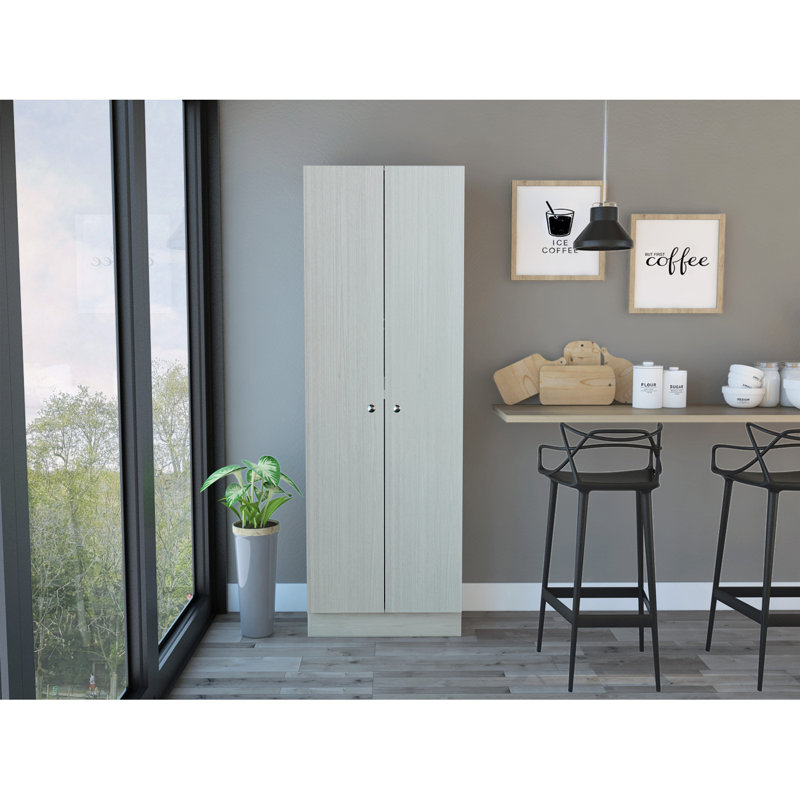 Armoire de rangement, porte double, Beige