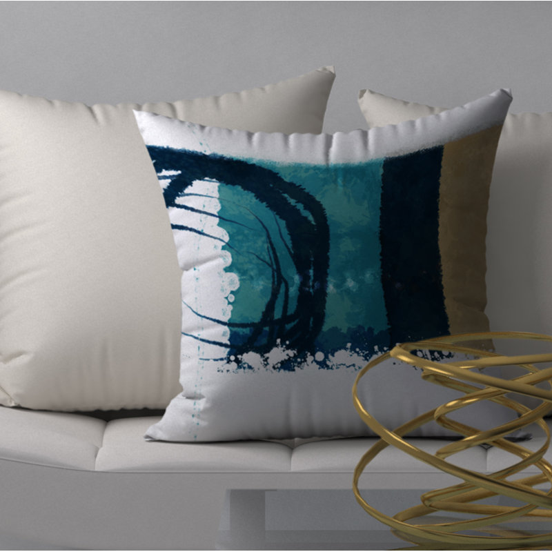 Housse de coussin carrée eJn/insert, H 24 po x l 24 po