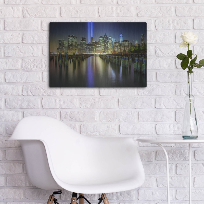«NYC Tribute Lights» par Rick Berk, H 16 po x l 24 po