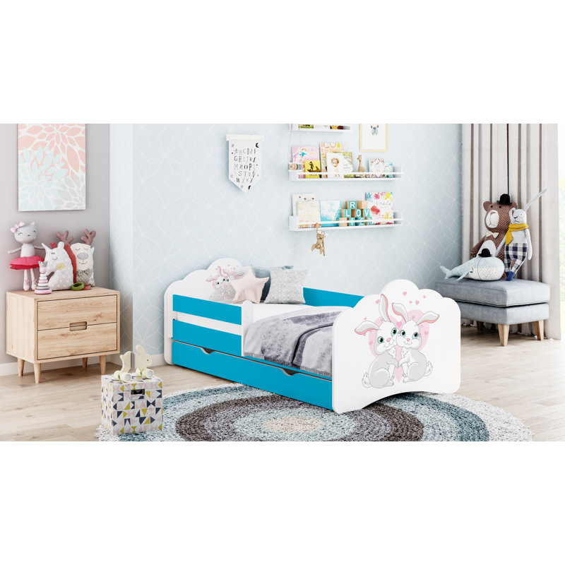 Courtois Cabin Bed Themed Beds, Blue, 56.5 x 70 x 140cm
