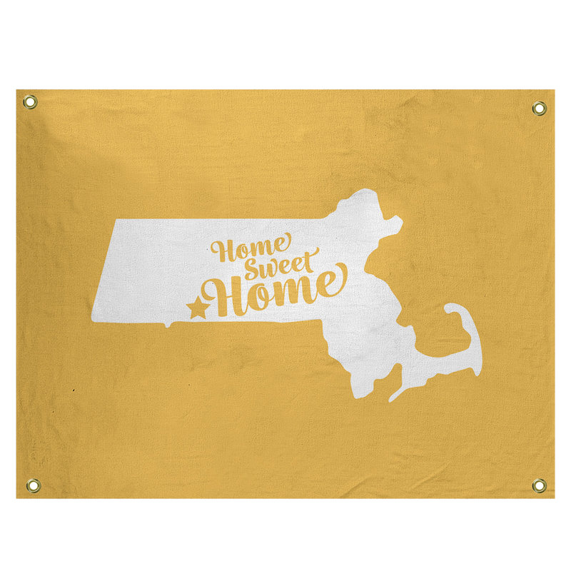 Polyester Tapestry, 26" H x 36" W, Yellow