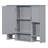 Rohin 35'' W 28.7'' H Wall Mounted Required Framed Medicine Cabinet Mirror Adjustable-1952923859