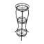 Iron Plant Stand 3 Tier