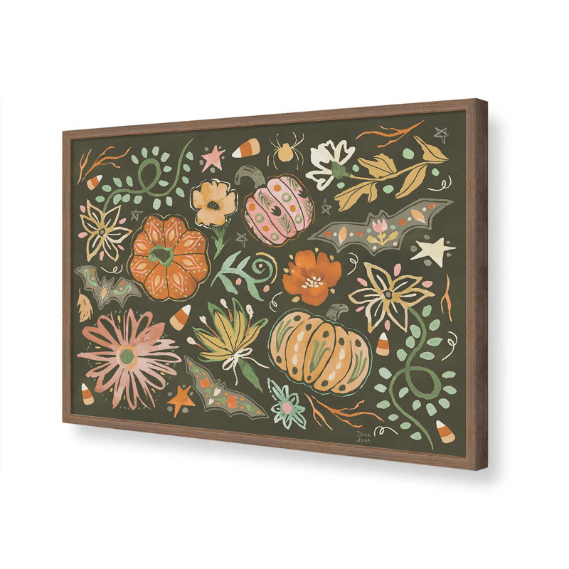 «Witching Hour Wonders II» par Dina June, reproduction d'art, L 48 x H 36, Brun, Framed Print