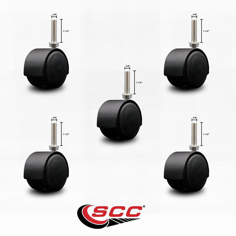 Ensemble de tiges roulées 3/8 po, Dos plat