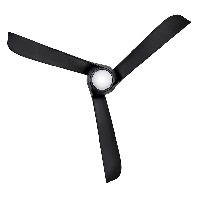 Hinkley Tiburon Ceiling Fan, Matte Black, Matte Black