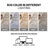 Abstract Block Linen Cream Indoor High-Low Area Rug-1969368594