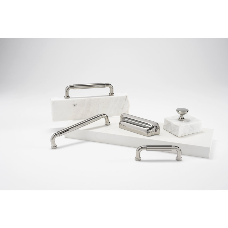 Edgewood Cup / Bin Pull, 3 3/4", Polished Nickel