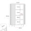 Elodie II China Cabinet with Lighting-1631410841