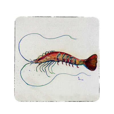 Sous-verre crevette