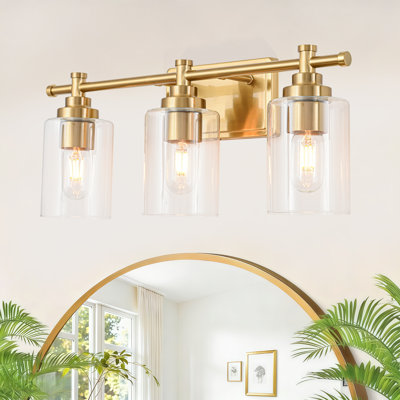 Eastwood 4 Lights Dimmable Bathroom Vanity Light Modern Wall Sconce Clear Shade