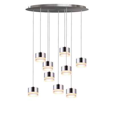 Luminaire suspendu tambour 9 lumières Barnsdall