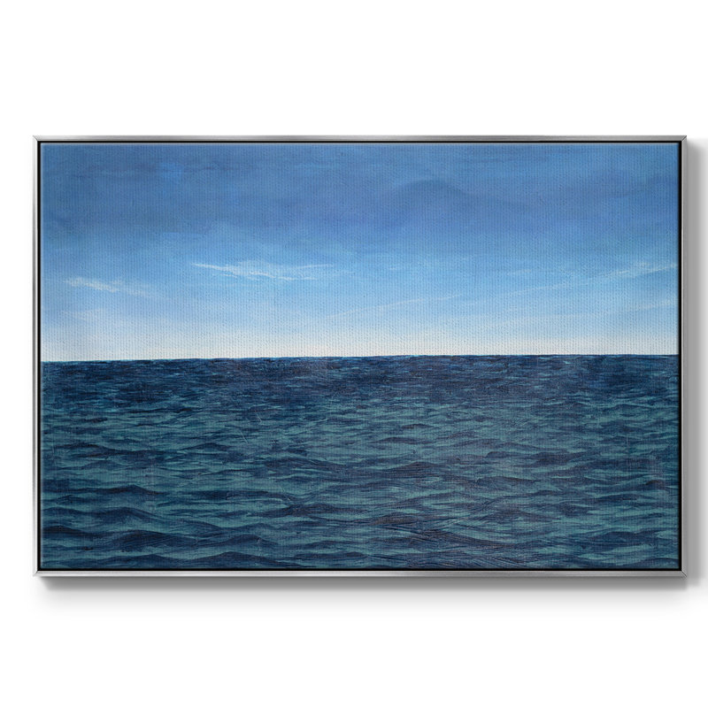 Toile encadrée de qualité supérieure Open Water II - prête à être accrochée, H 25 po x l 37 po x P 2 po