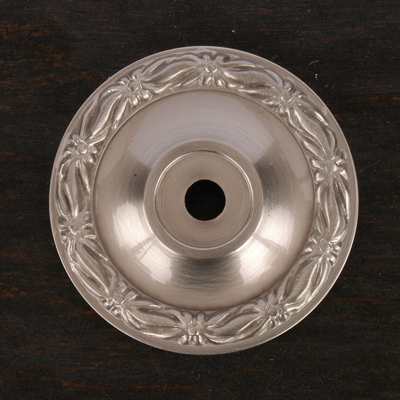 Contre-plaque à bouton plat BP Series, Nickel satiné