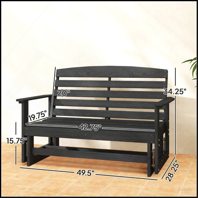 Banc oscillant et causeuse Loveseat