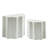 Modern Geometric End Table Set