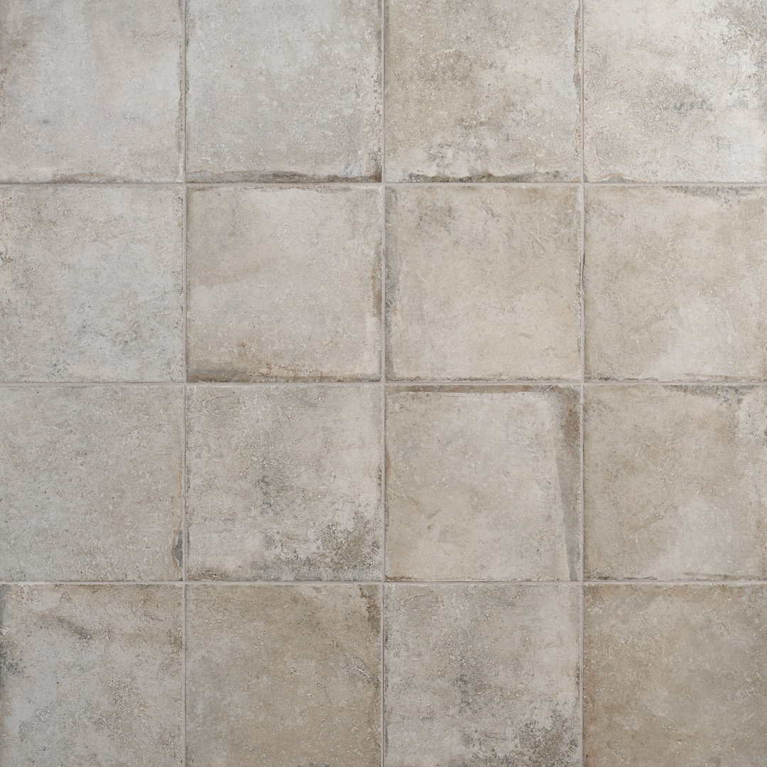 Alcazar 12" x 12" Porcelain Travertine Look Wall & Floor Tile Bond Tile 