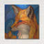  «Stain Glass Fox» par Rich Monet, art mural en métal, 36 po x 36 po-514005016