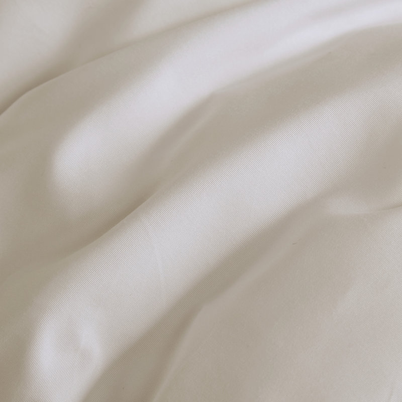 Édredon surdimensionné en duvet d'oie et surdimensionné, Édredon simple / simple TG, Crème, crème