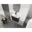 Meuble-lavabo mural 24 po avec lavabo en céramique blanche et porte à fermeture en douceur-1294071395