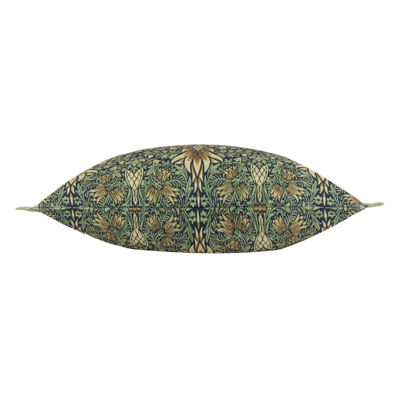 Snakeshead Indoor / Outdoor Floral Rectangular Cushion Cover, Green