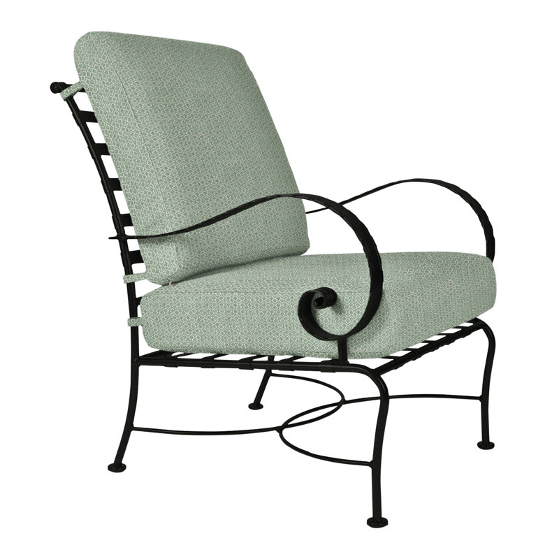 Classico Outdoor Lounge Chair, Carbon Black, Sahara Cafe