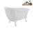 53.1'' x 25.6'' Freestanding Soaking Acrylic Bathtub-72770254-76285537