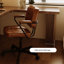 Bureau en bois massif en forme de L brun noisette-900281015-900281009