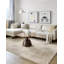 Tapis beige en polyester tissé à la machine Bertus-1594245413