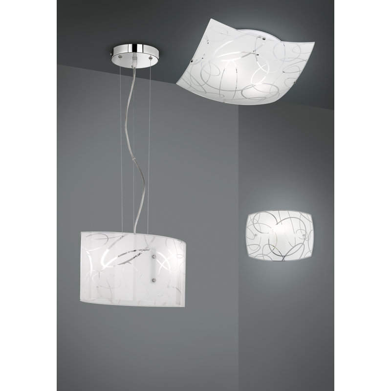 Azayliah Flush Mount, 9cm H x 30cm W x 30cm D