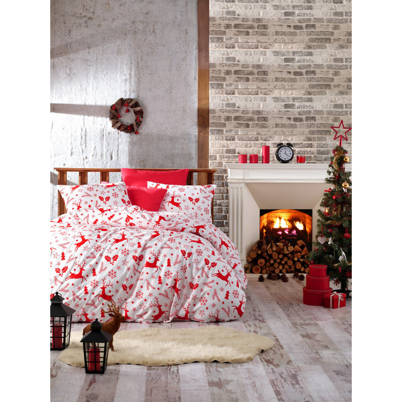 Ailish No Pattern Duvet Cover Set with Pillowcases, Single - 1 Pillowcase (80 x 80 cm)