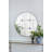 Manufactured Wood Frame Vertical Round Mirror