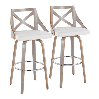 Swivel Upholstered Counter Stool
