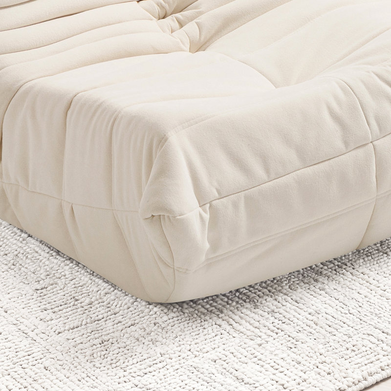 Fauteuil à billes 68,5 po Snowfluff, Beige