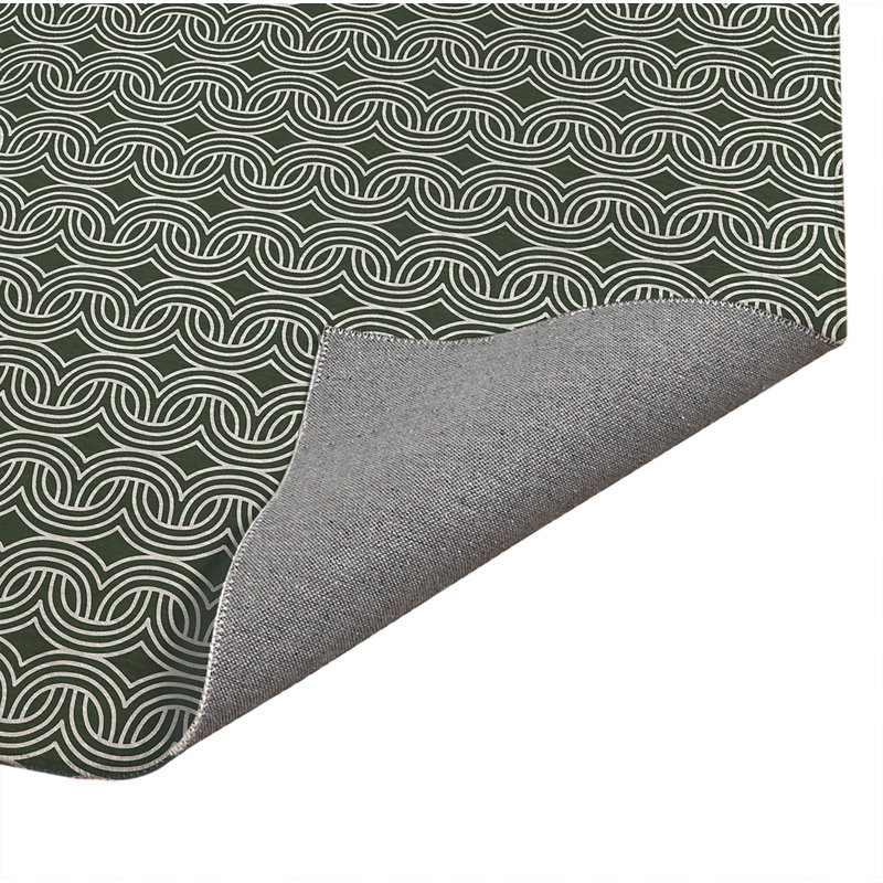 Child Lock Lightweight Non-Slip Kitchen Mat, Rectangle 4' x 6', Chimichurri