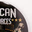 Mancave Round Wall Decor on Metal
